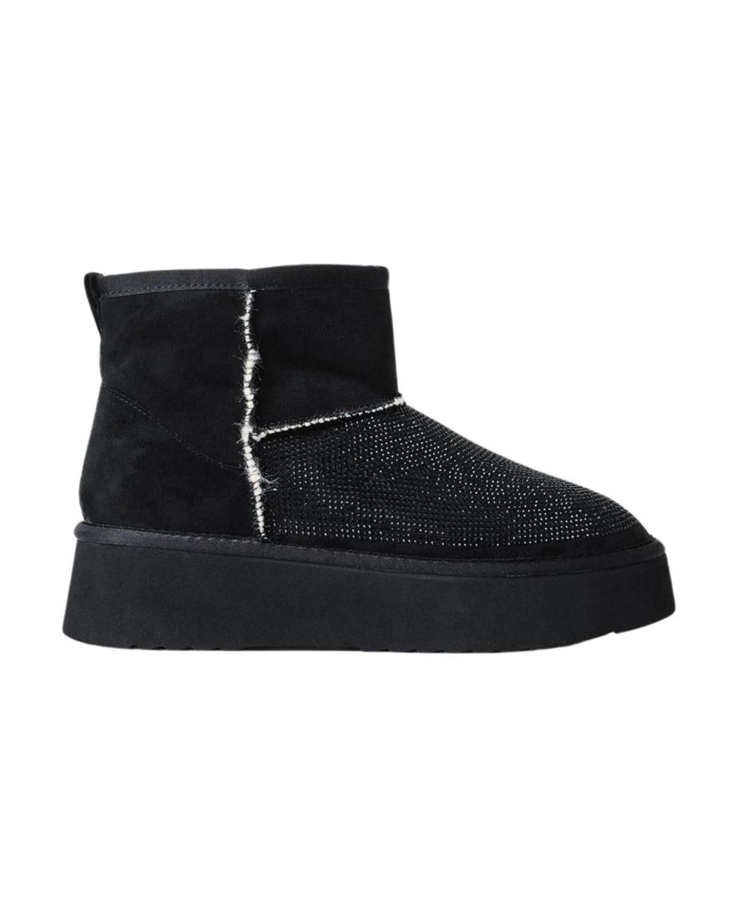 Gaelle Paris Black Winter Boots