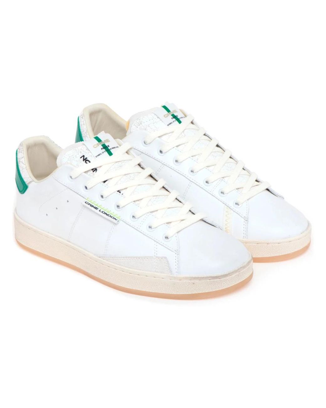 Crime London White Sneakers