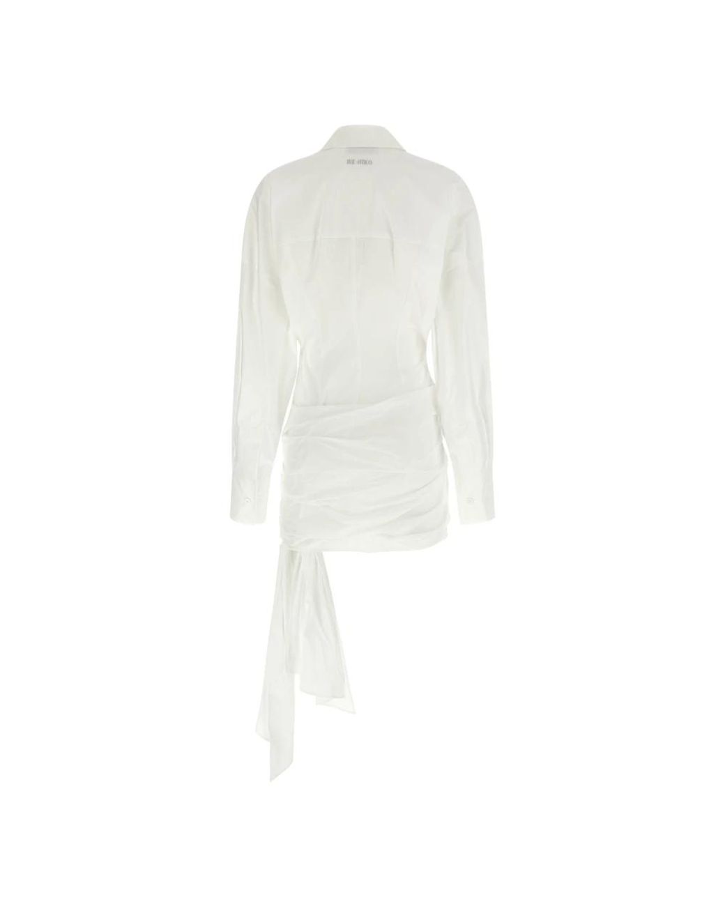 The Attico White Wrap Dresses