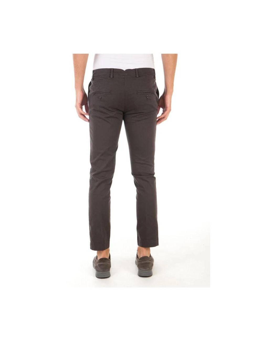 Daniele Alessandrini Gray Chinos for men