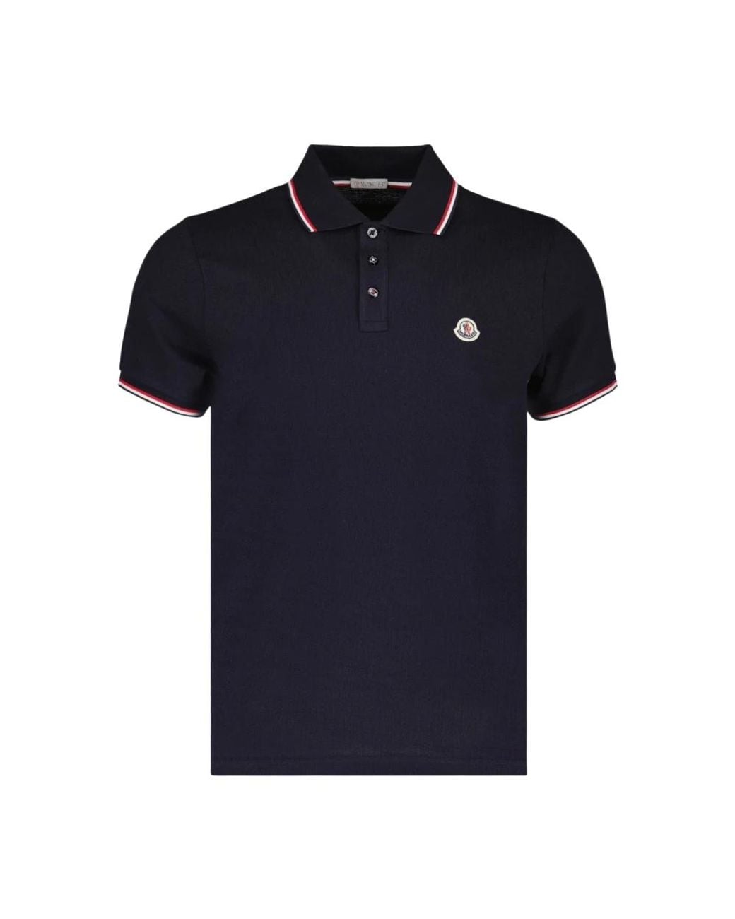 Moncler Blue Polo Shirts for men