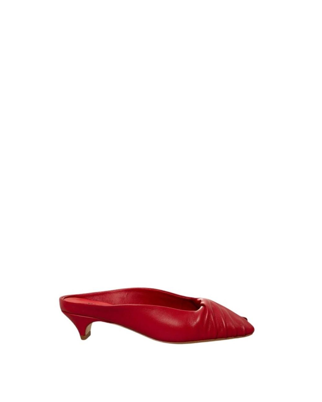 Heeled Mules Halmanera en coloris Red