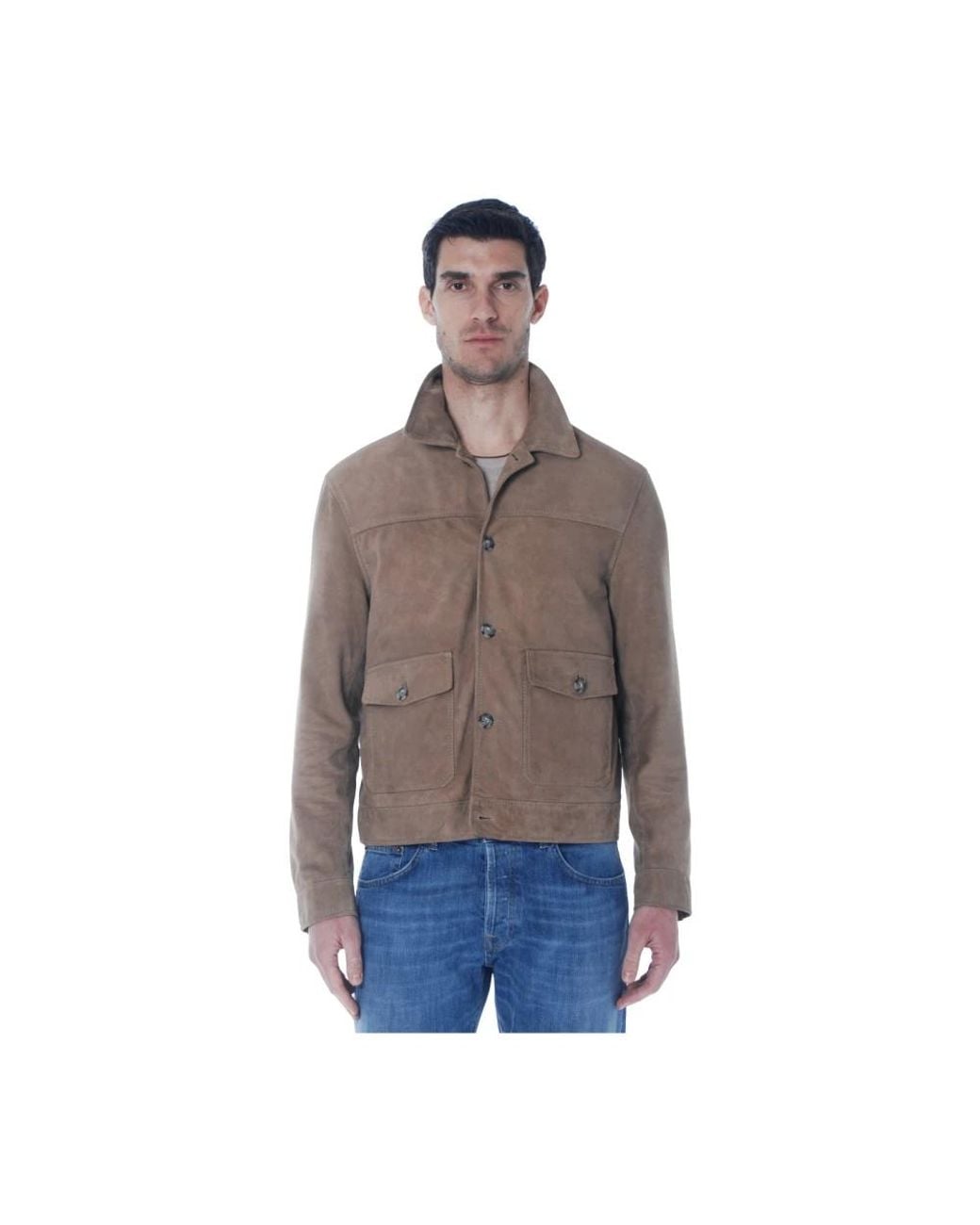 The Jack Leathers Brown Leather Jackets for men