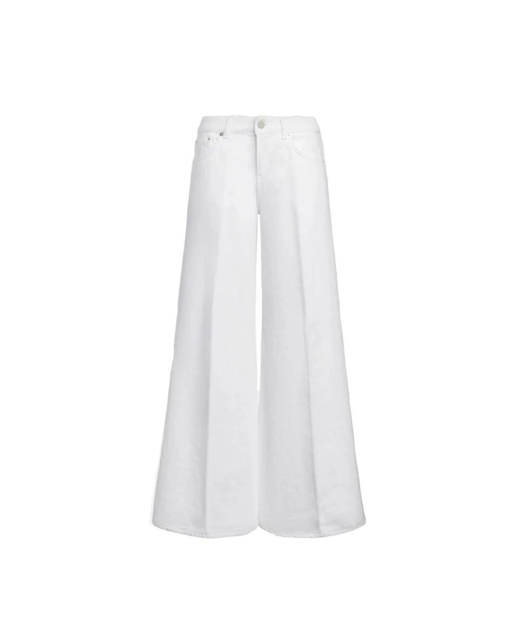 Dondup White Wide Jeans