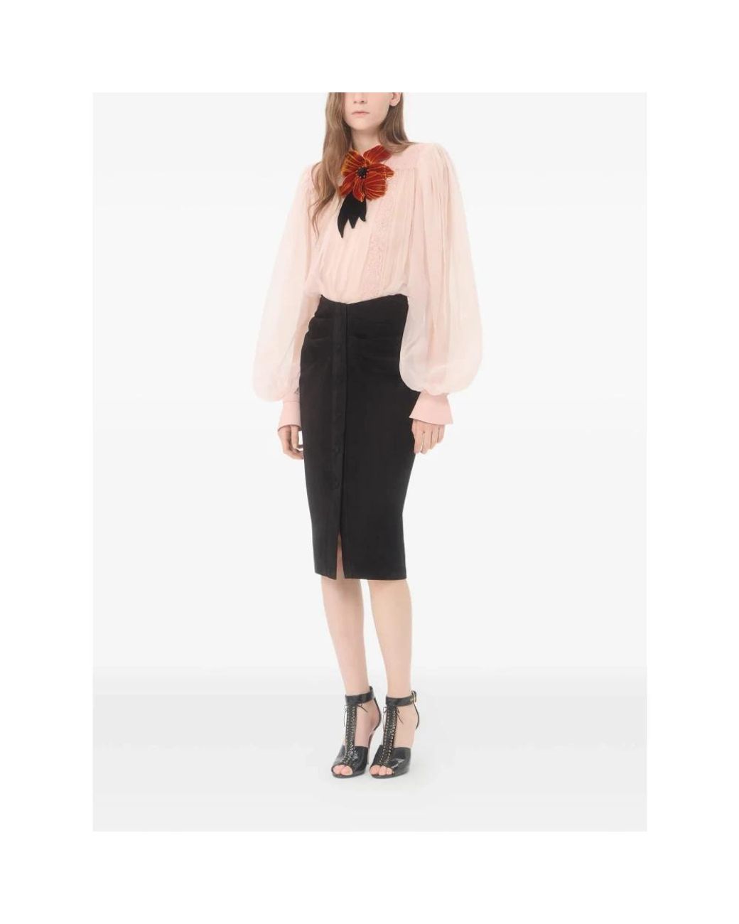 Valentino Pink Besticktes Oberteil
