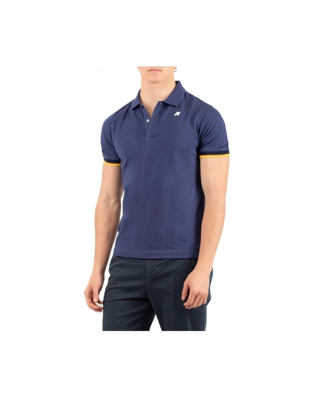 K-Way Blue Polo Shirts for men
