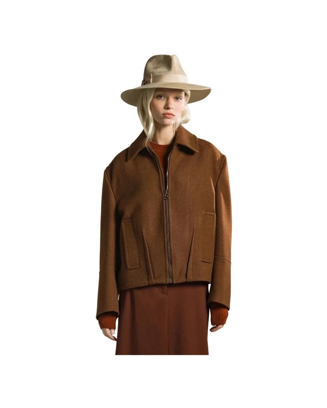 Light Jackets Cruna en coloris Brown