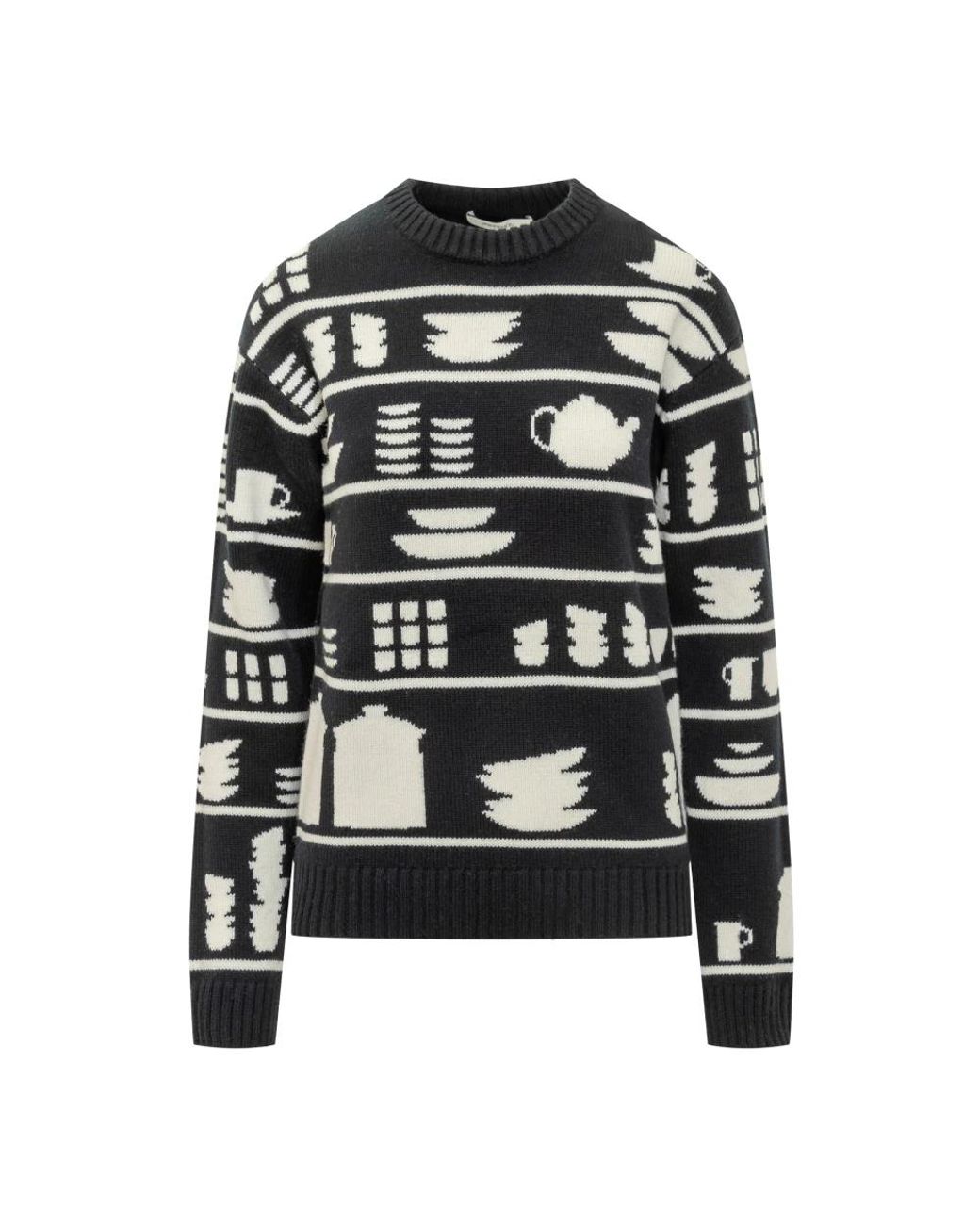 J.W. Anderson Black Round-Neck Knitwear