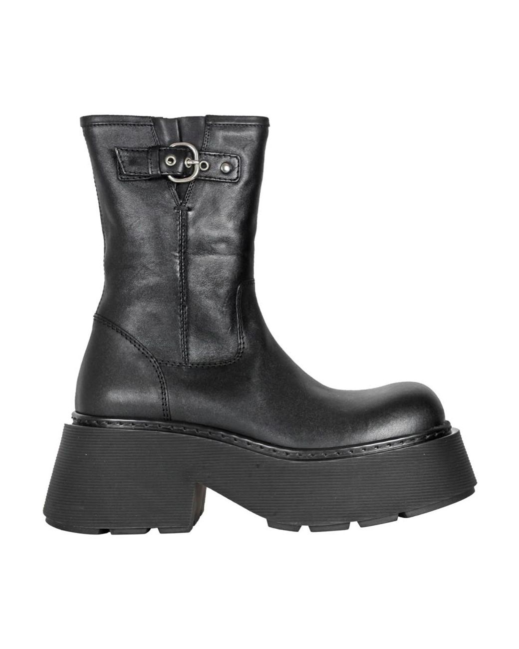 Vic Matié Black Heeled Boots