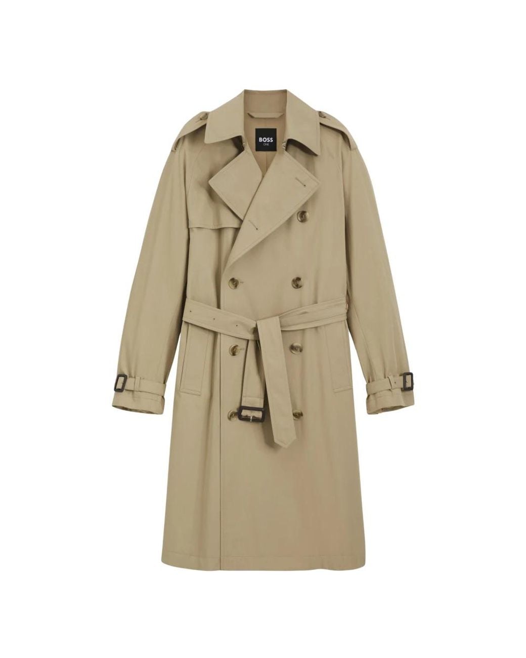 Boss Natural Trench Coats for men