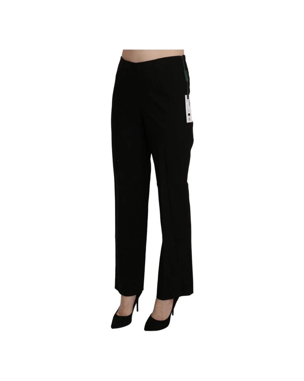 Bencivenga Black Slim-Fit Trousers