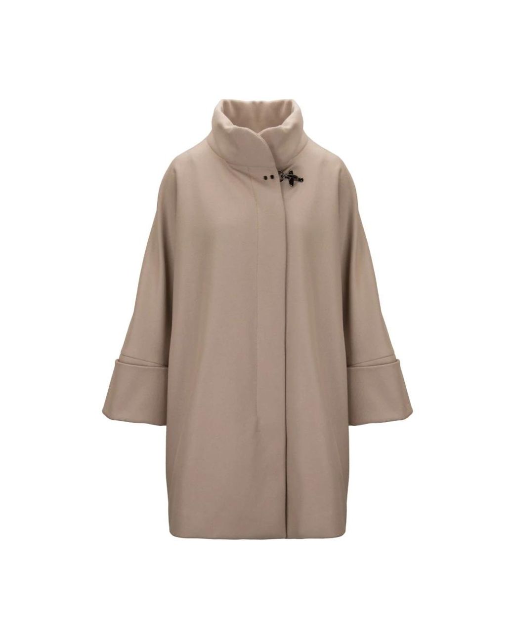 Fay Brown Single-Breasted Coats