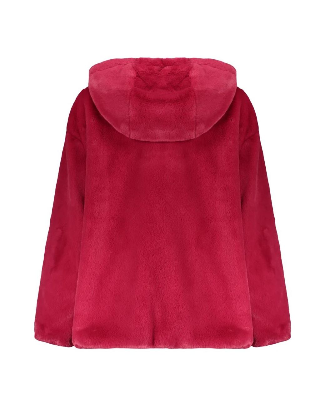 Herno Red Faux Fur & Shearling Jackets