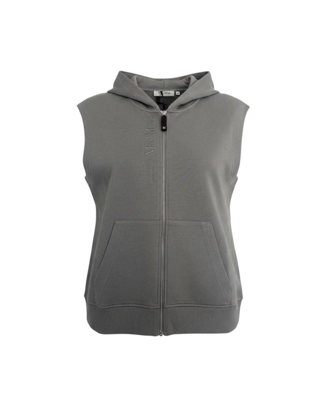 Max Mara Gray Zip-Throughs