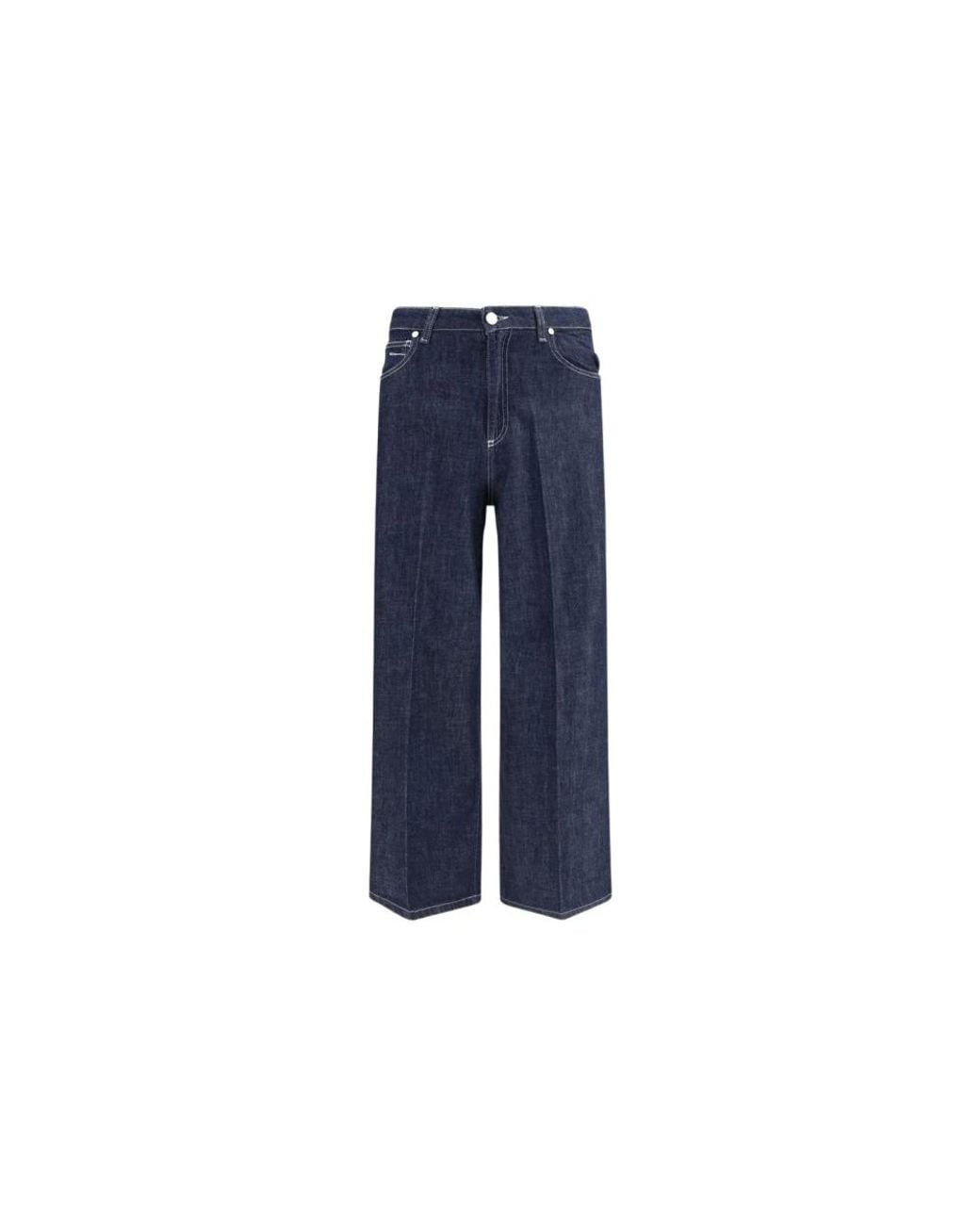 Cruna Blue Wide Jeans