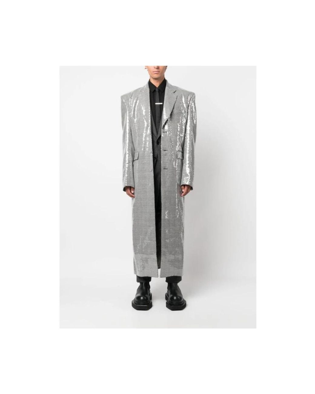 Vetements Gray Coats for men