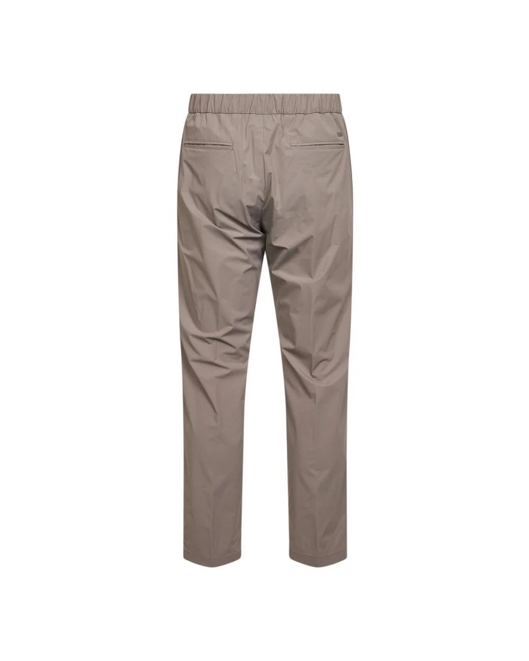 Slim-Fit Trousers di Herno in Gray da Uomo