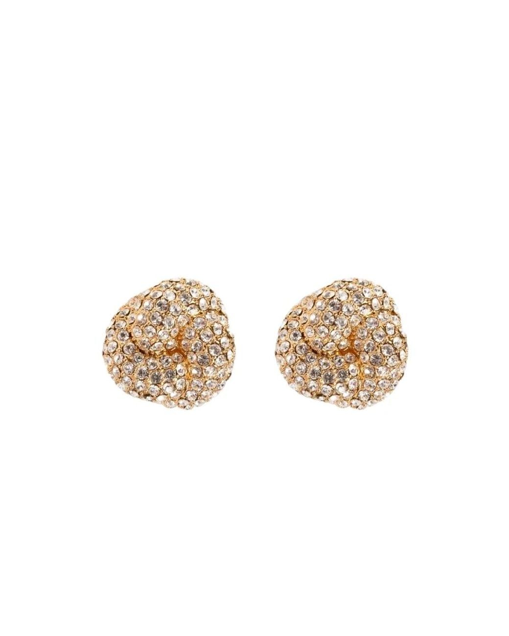 Earrings di Self-Portrait in Metallic