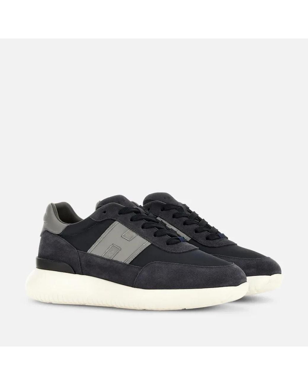Hogan Blue H709 Allacciato H Banda Sneakers for men