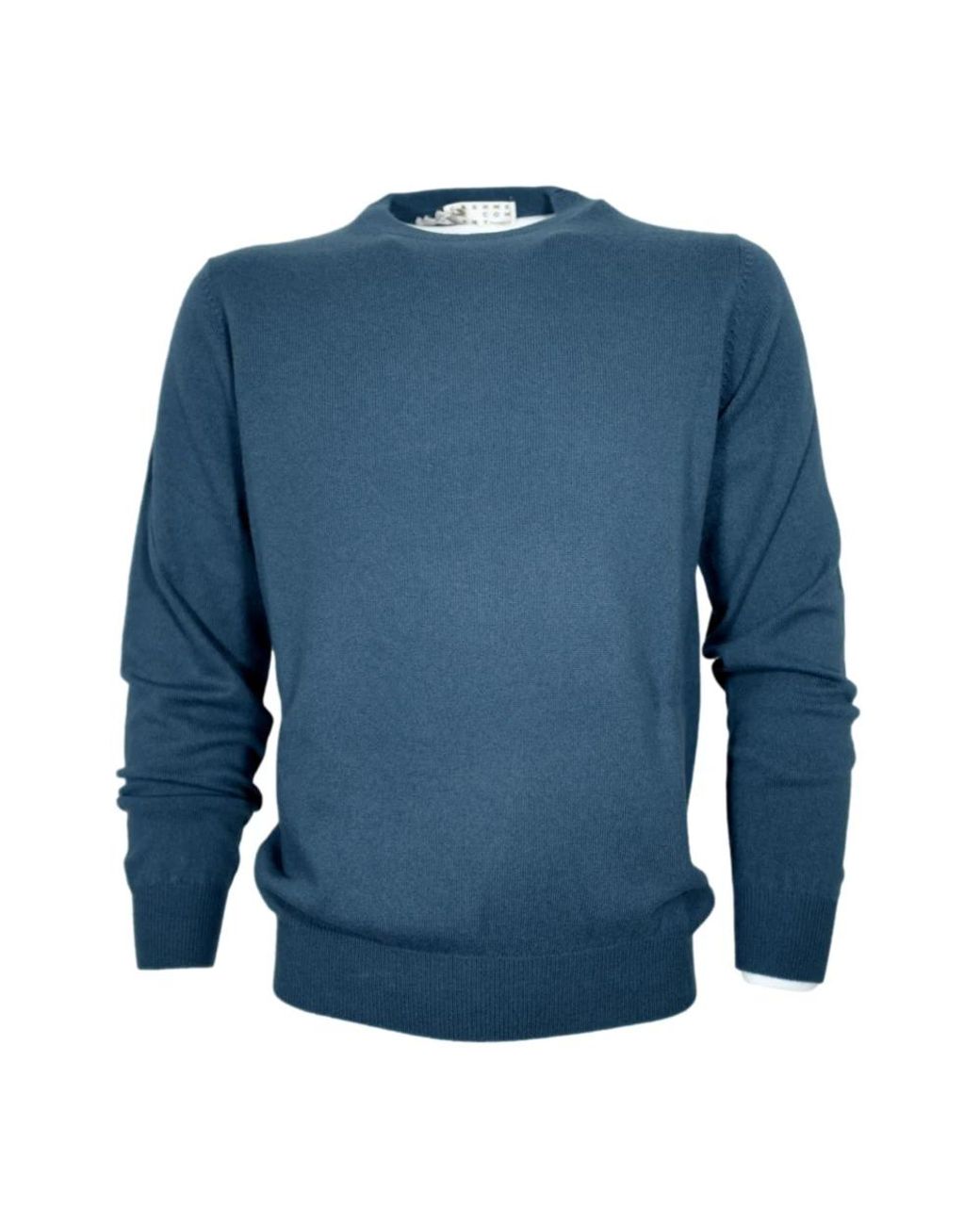 Cashmere Company Blue Round-Neck Knitwear for men
