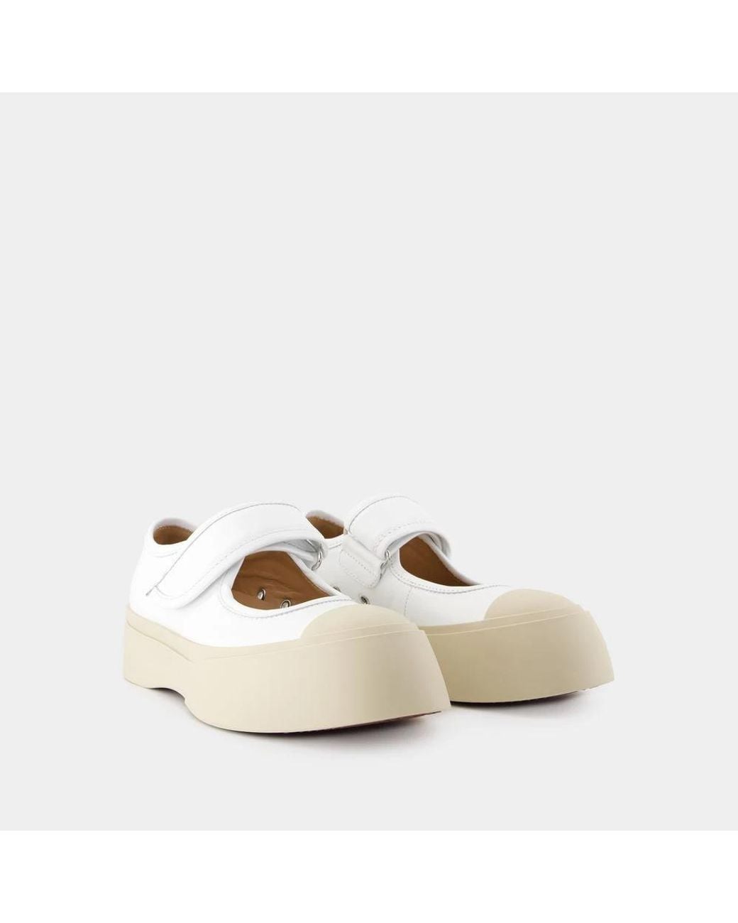 Marni Natural Flat Shoes