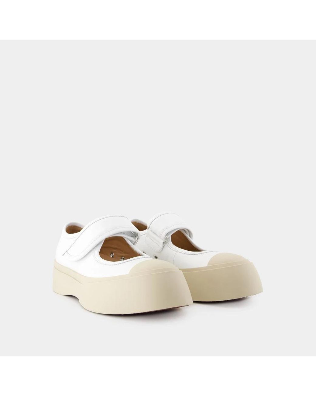Marni Natural Mary Jane Sneaker