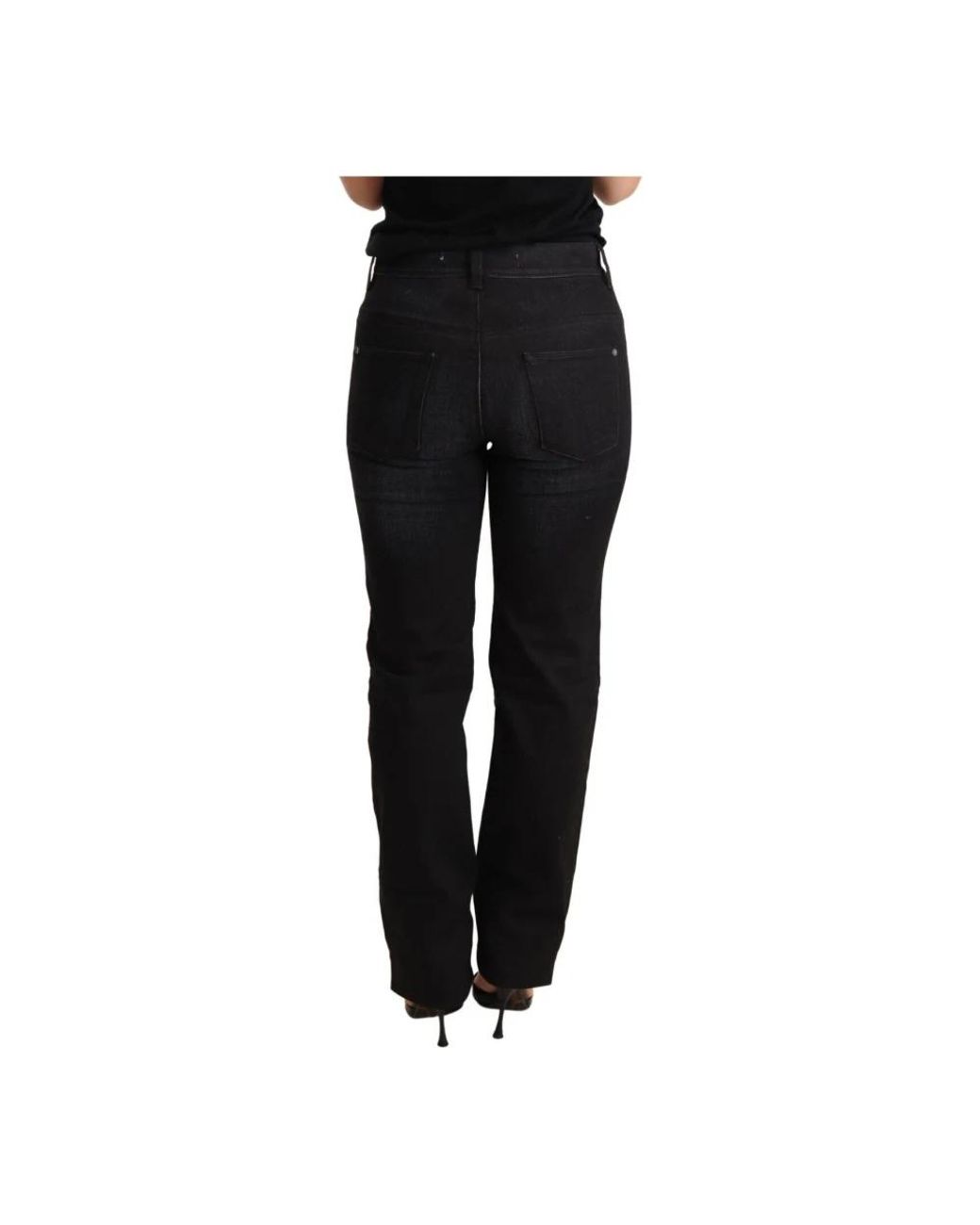 Ermanno Scervino Black Straight Jeans