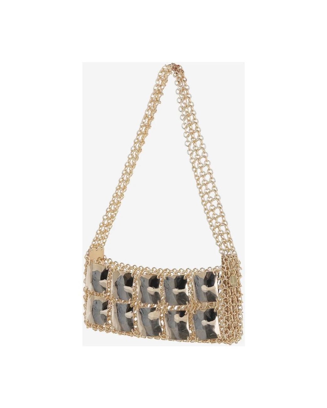 Silvia Gnecchi Metallic Shoulder Bags