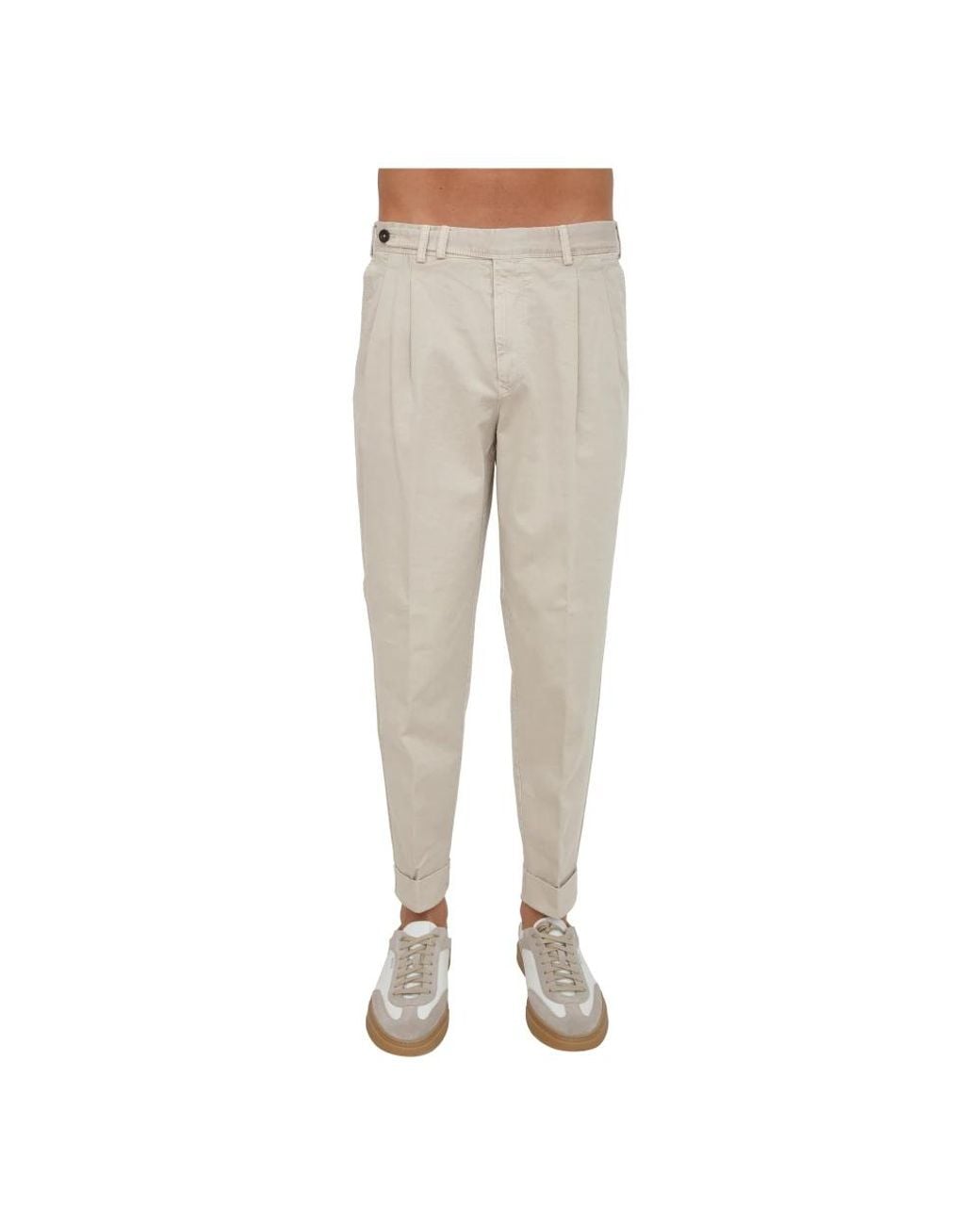 PT Torino Natural Slim-Fit Trousers for men