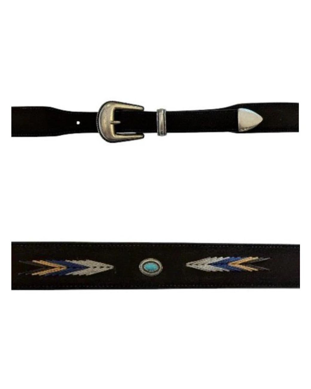 Alberto Luti Black Belts for men