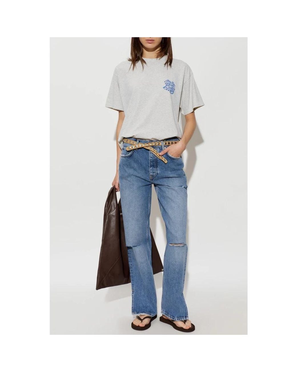 Anine Bing Gray T-Shirts