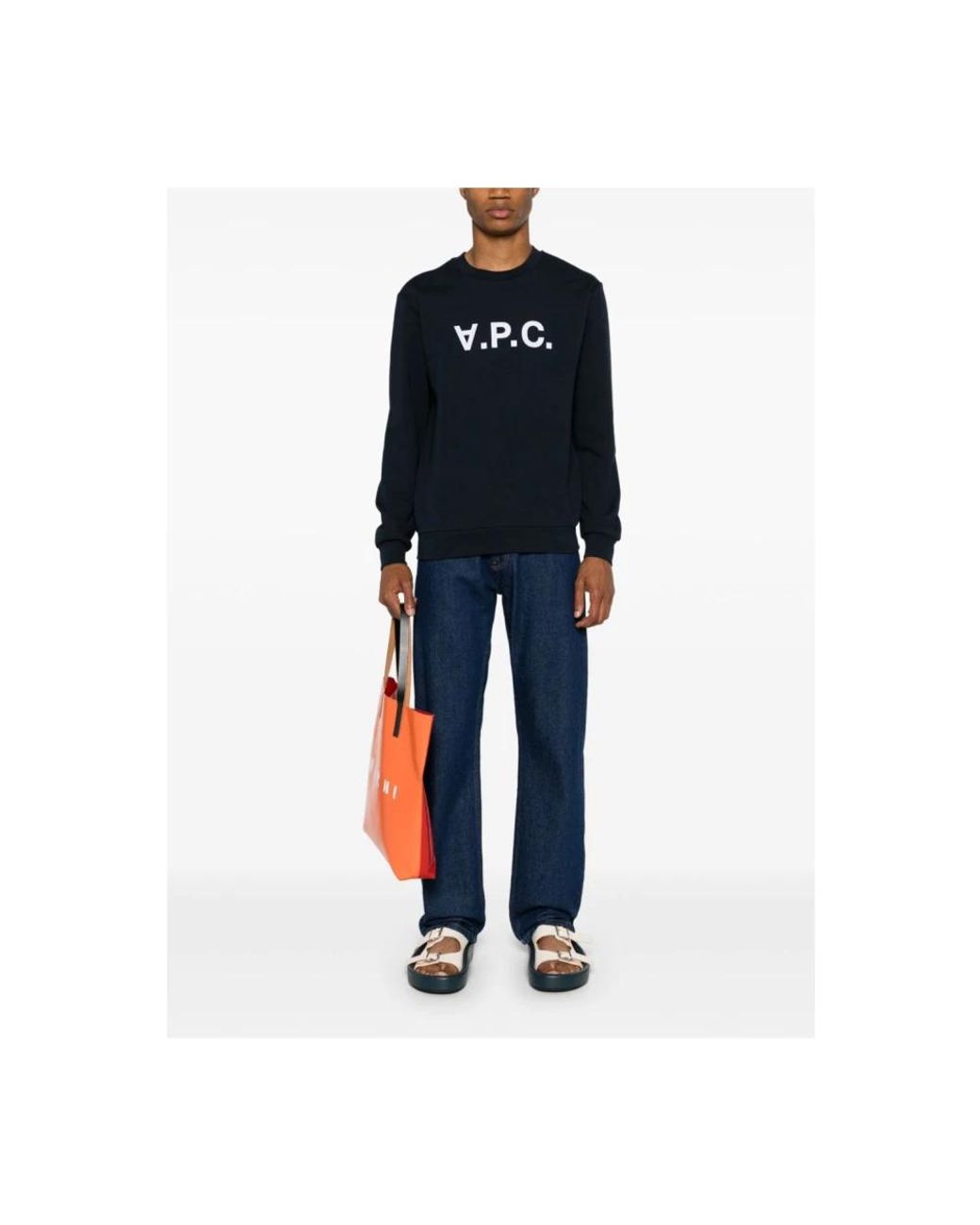 A.P.C. Blue Sweatshirts