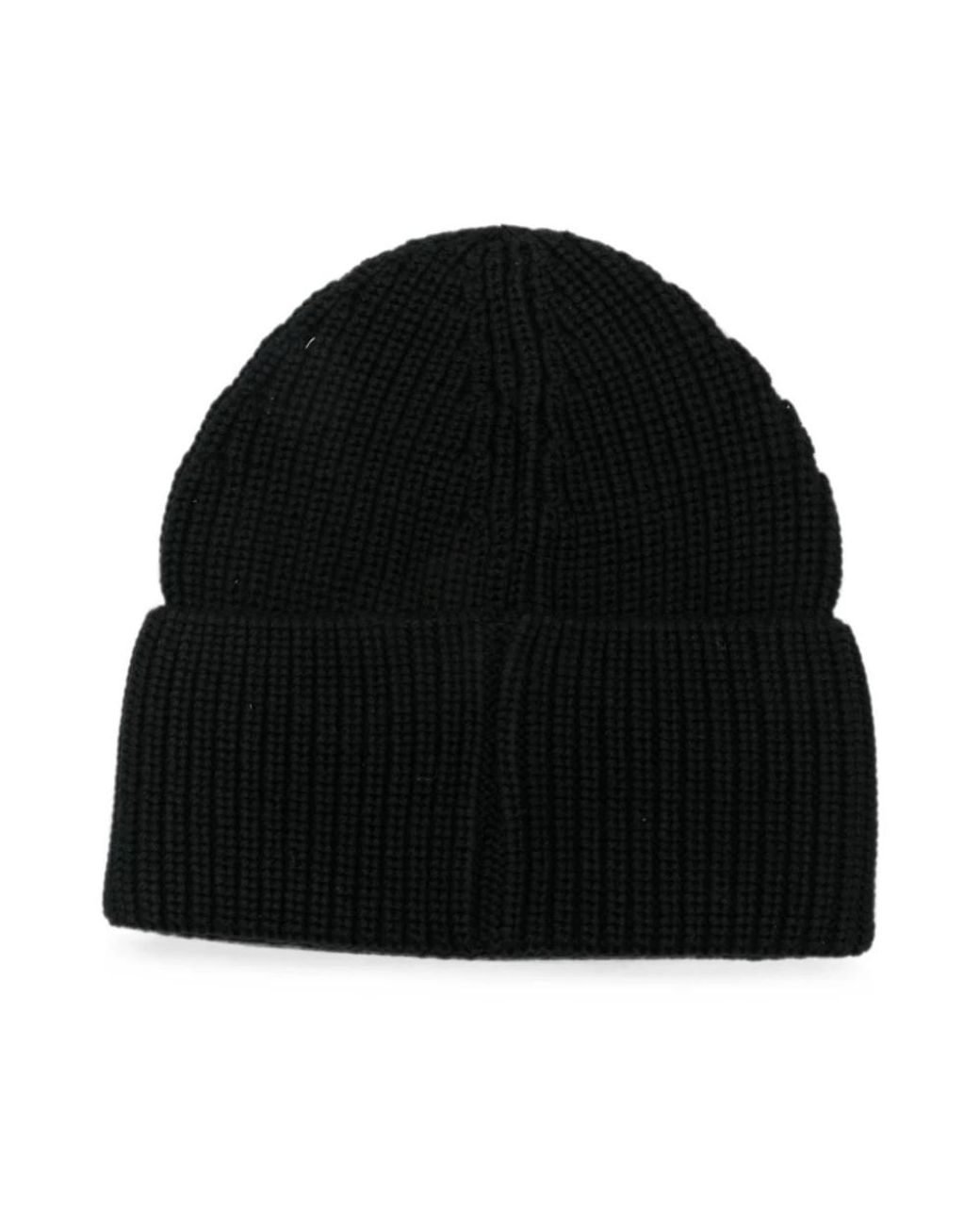 Palm Angels Chunky Strickmütze in Black für Herren