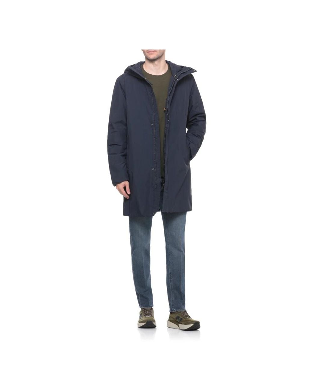K-Way Blue Parkas for men