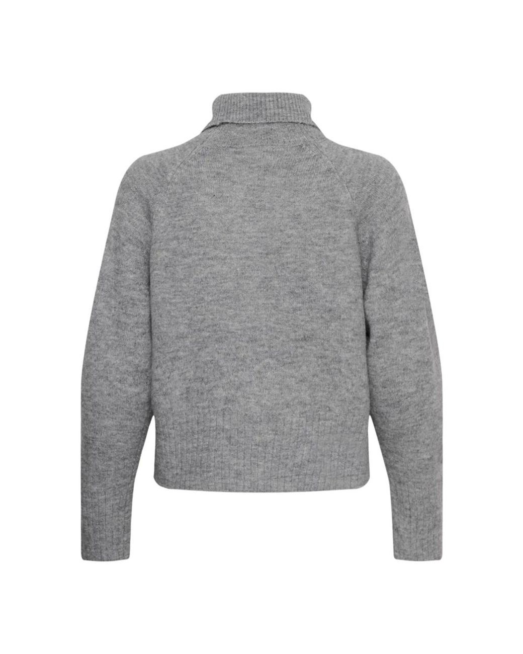 Turtlenecks Kaffe de color Gray