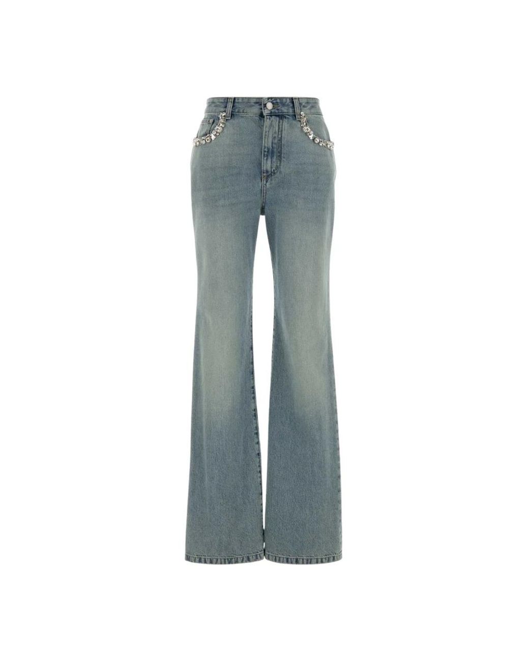 McQueen Blue Flare Jeans