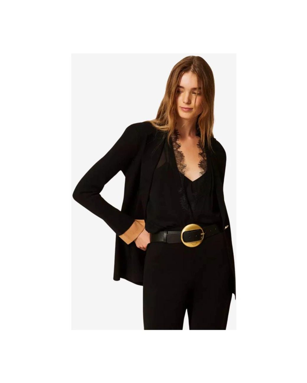 Twinset Black Blazers