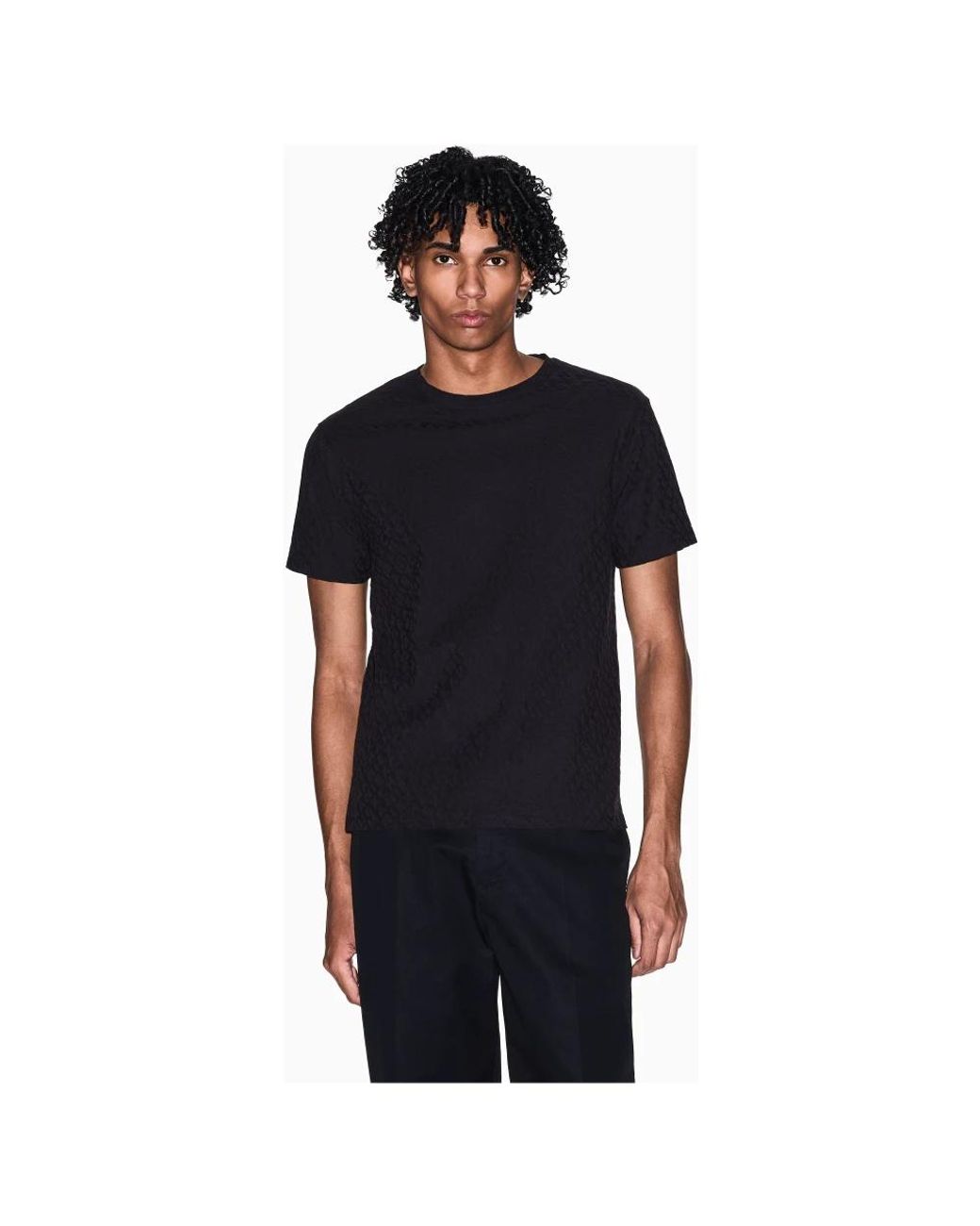 ARMANI EXCHANGE Black T-Shirts for men