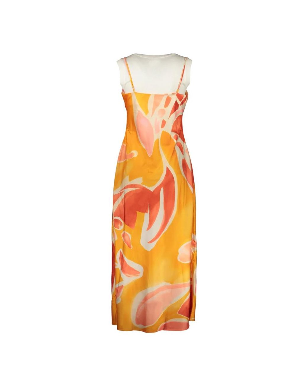 Maxi Dresses Desigual de color Orange