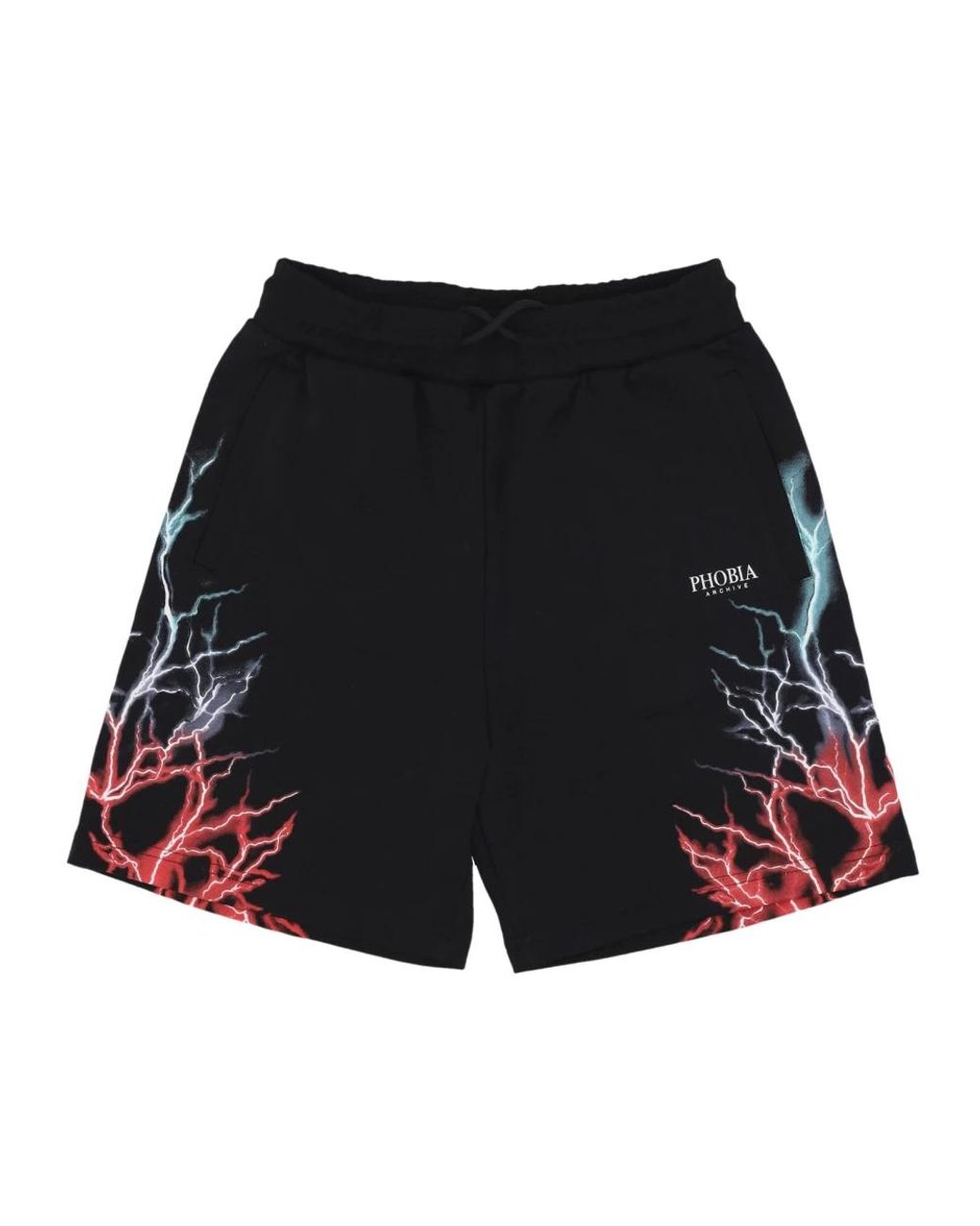 PHOBIA ARCHIVE Black Casual Shorts for men