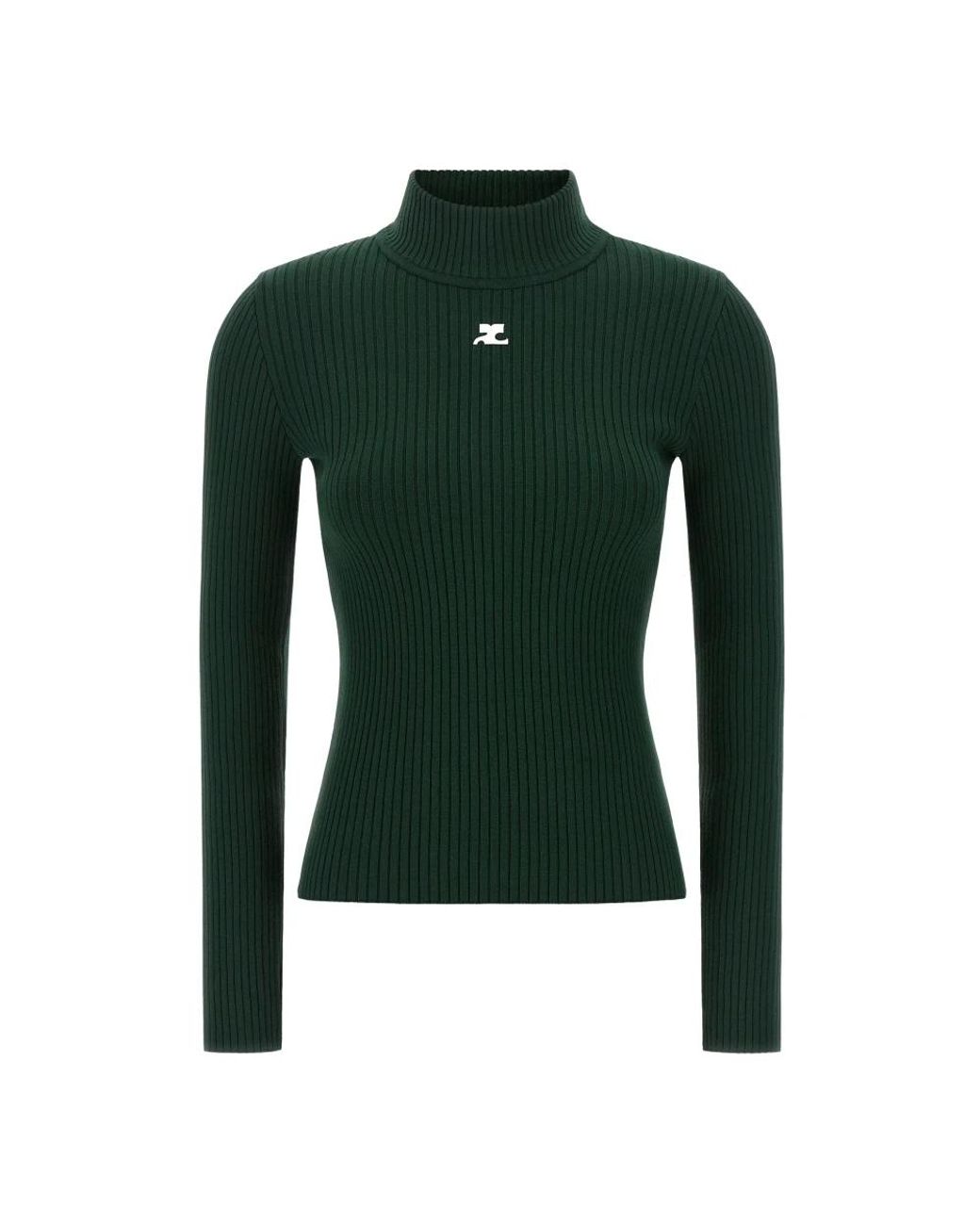 Courreges Green Turtlenecks