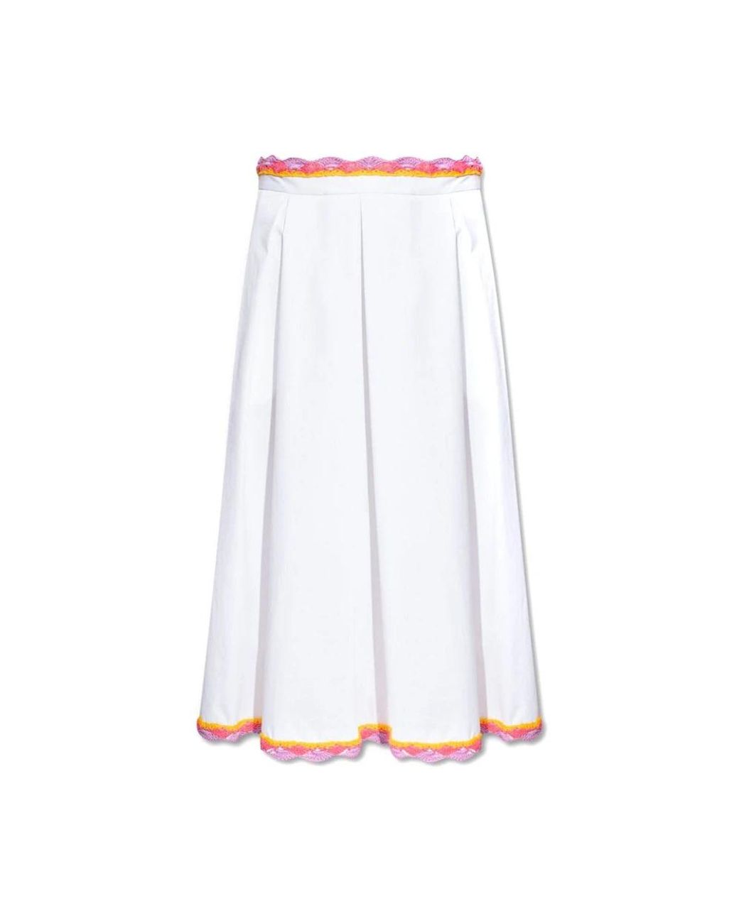 Moschino White Midi Skirts