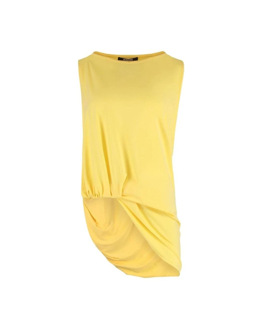 Jacquemus Yellow Sleeveless Tops