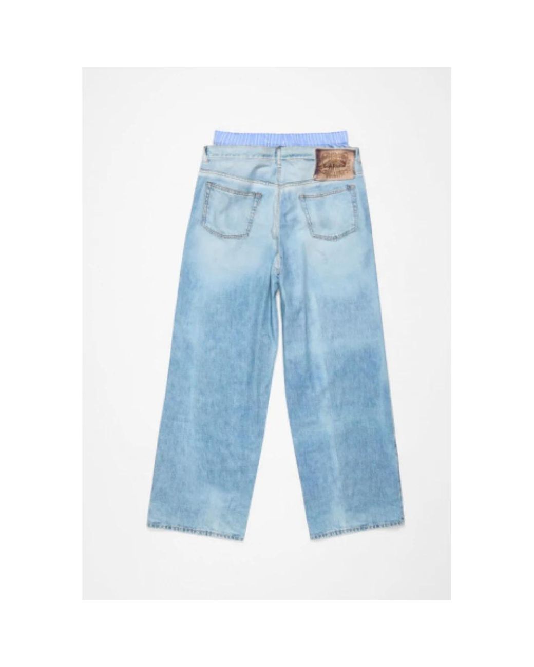 Acne Blue Loose-Fit Jeans