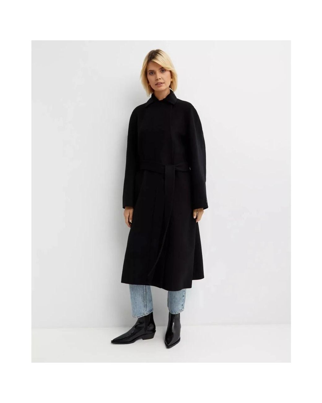 Belted Coats KENZO de color Black