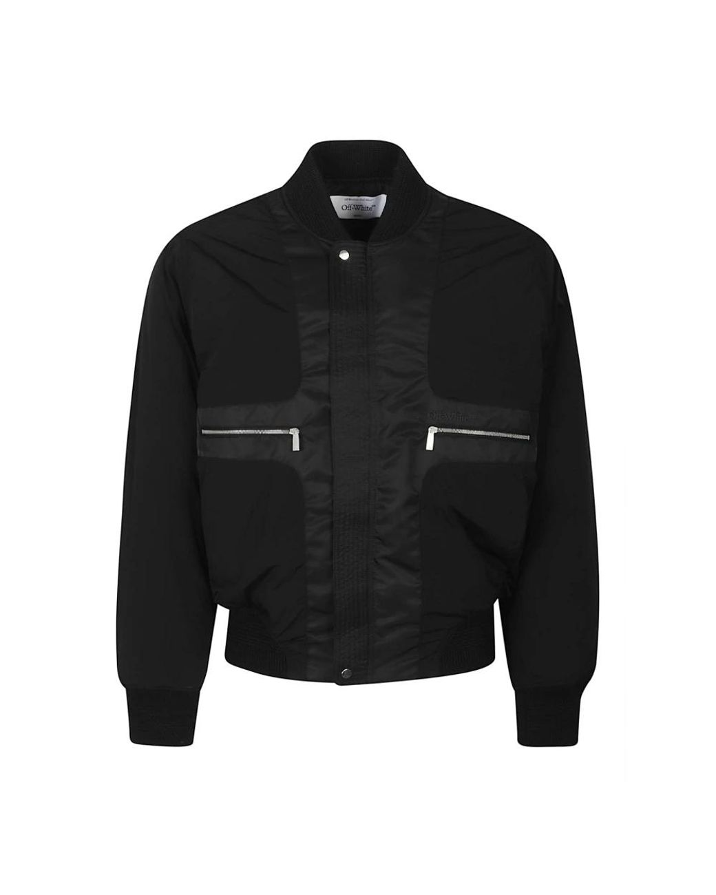 Off-White c/o Virgil Abloh Black Bomber Jackets for men