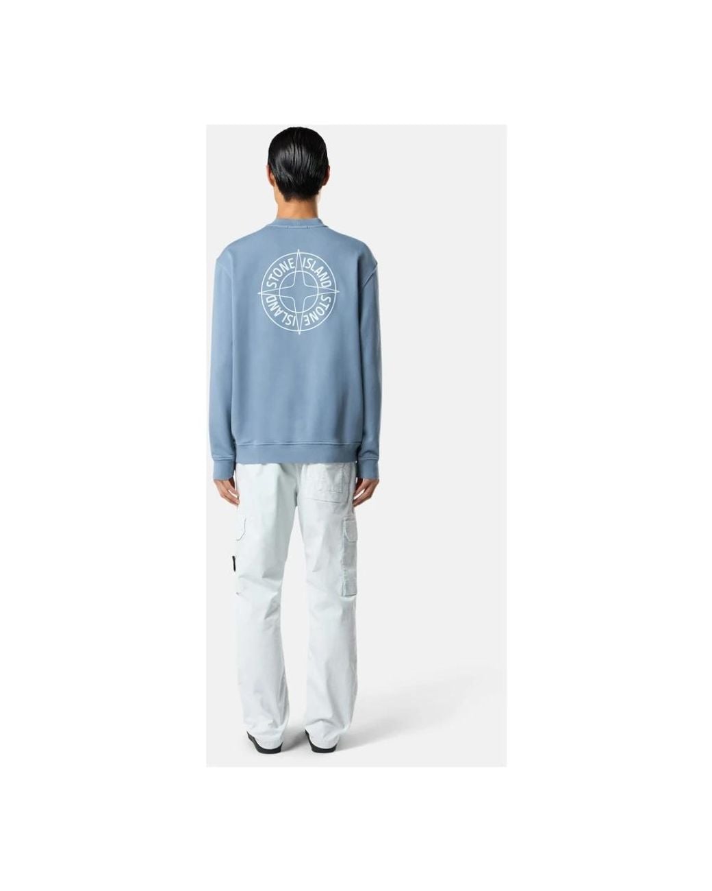 Stone Island Blue Sweatshirts for men