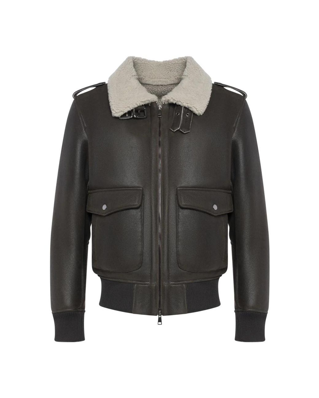Franzese Collection Jassen ,Bruin ,Wol Df 910 Jacket in het Gray voor heren