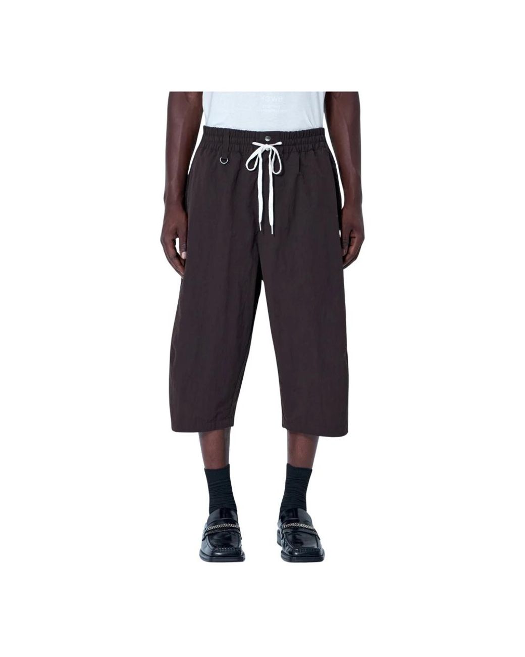 Y-3 Black Bermudas for men