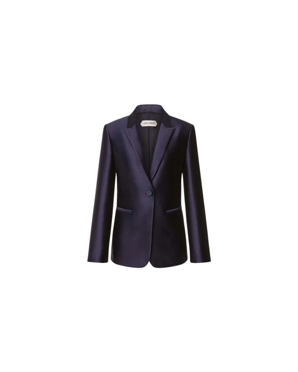 Alberta Ferretti Blue Blazers